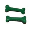 Mini Bone Hair Slides Green 1 Mini Bone Hair Slides Green -Kreepsville Clothing Store 524 Image1