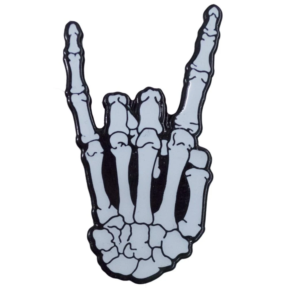 Skeleton Devil Glow Enamel Pin Badge 3 Skeleton Devil Glow Enamel Pin Badge