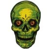 Staring Skull Yellow Patch -Kreepsville Clothing Store 745 Image1