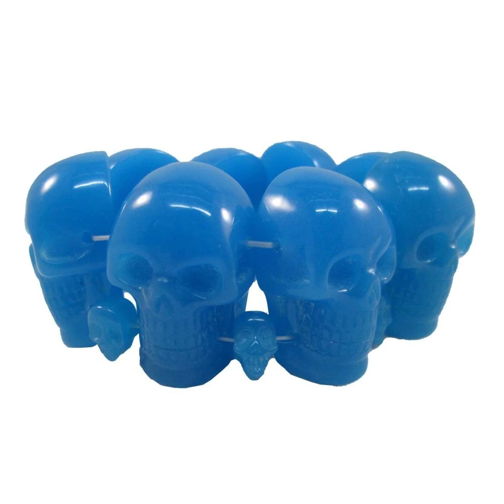 Blue Glow Skull Collection Bracelet 3 Blue Glow Skull Collection Bracelet