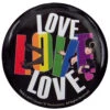 Elvira Love Large Round Button Badge 1 Elvira Love Large Round Button Badge -Kreepsville Clothing Store BBELV