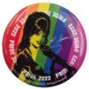 Elvira Pride Comic Large Round Button Badge -Kreepsville Clothing Store BBEP22