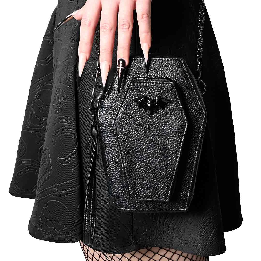 Coffin Mini Crossbody Bat Purse 7 Coffin Mini Crossbody Bat Purse - Image 5