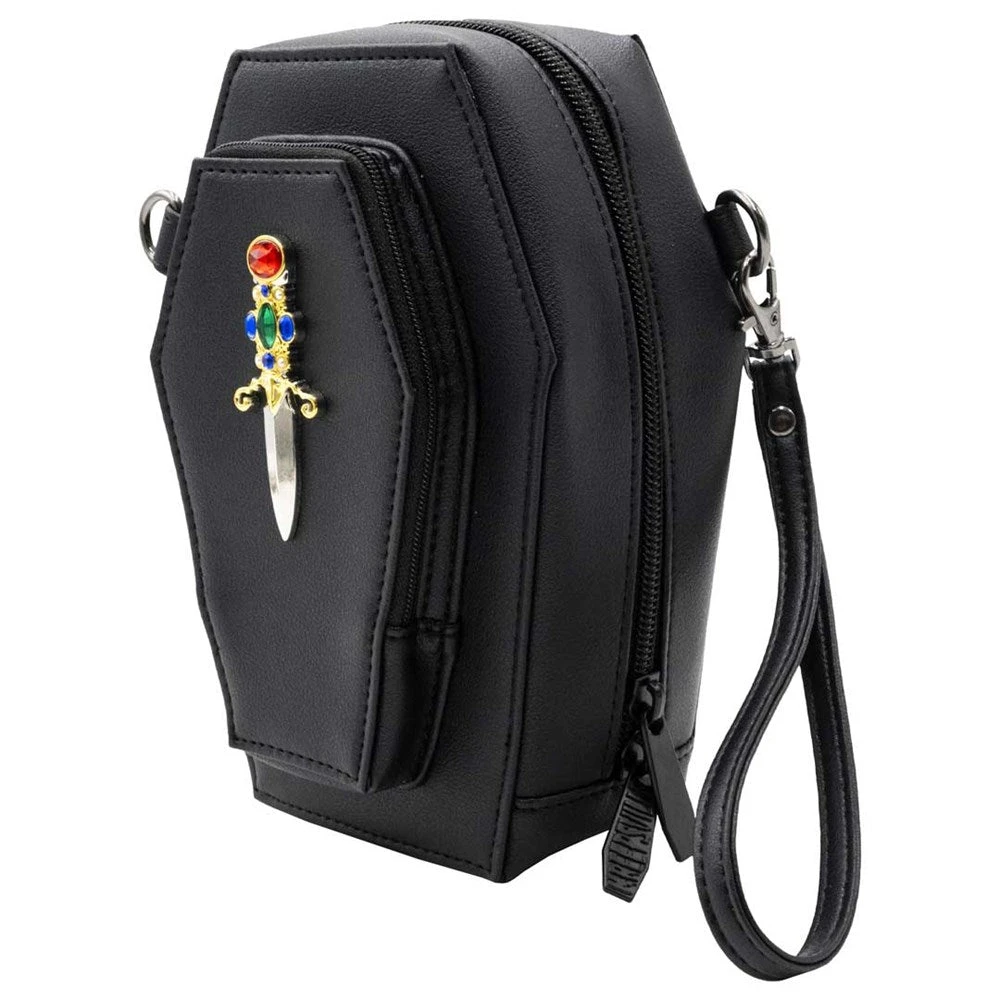 Elvira Dagger Coffin Mini Crossbody Purse 5 Elvira Dagger Coffin Mini Crossbody Purse - Image 3