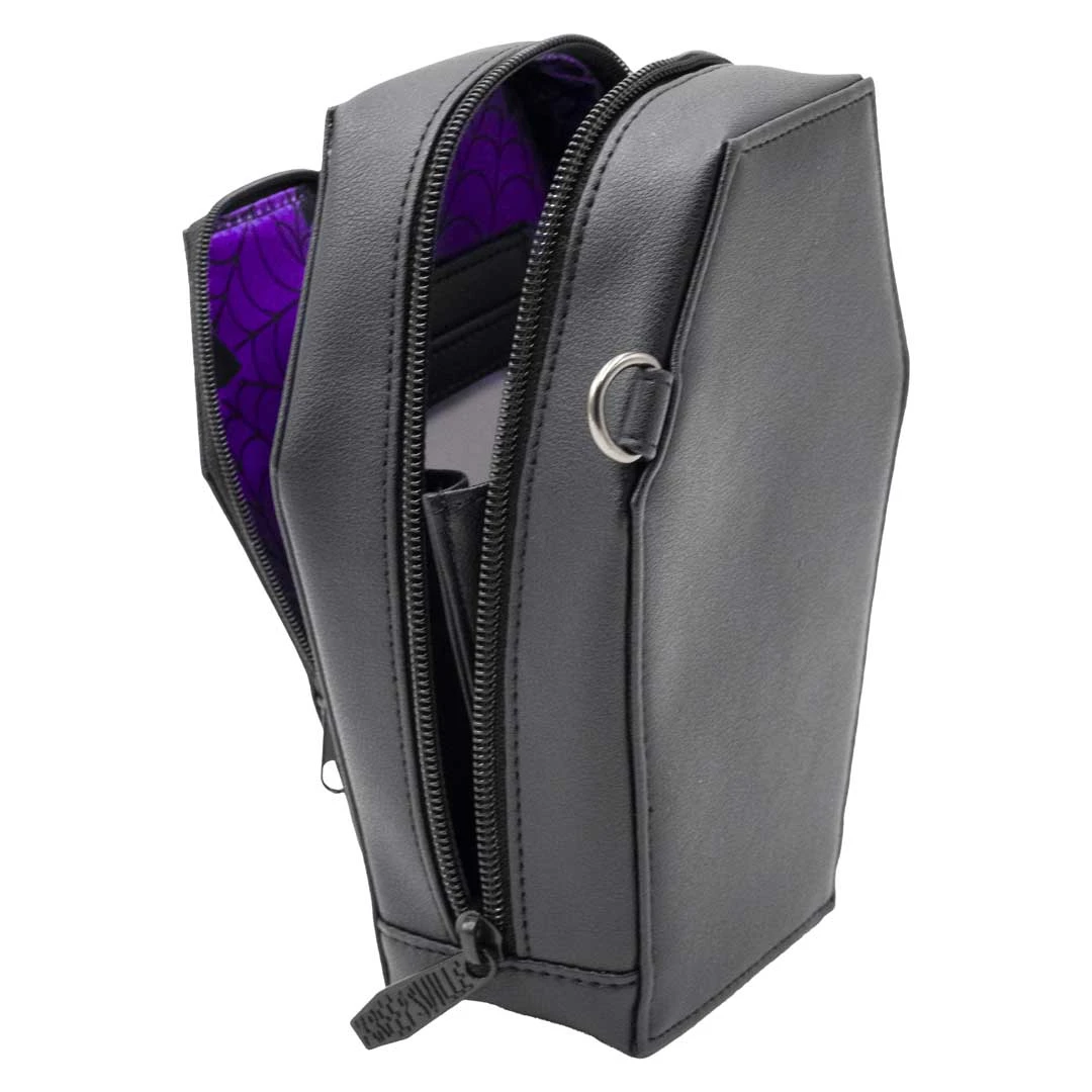 Elvira Dagger Coffin Mini Crossbody Purse 6 Elvira Dagger Coffin Mini Crossbody Purse - Image 4