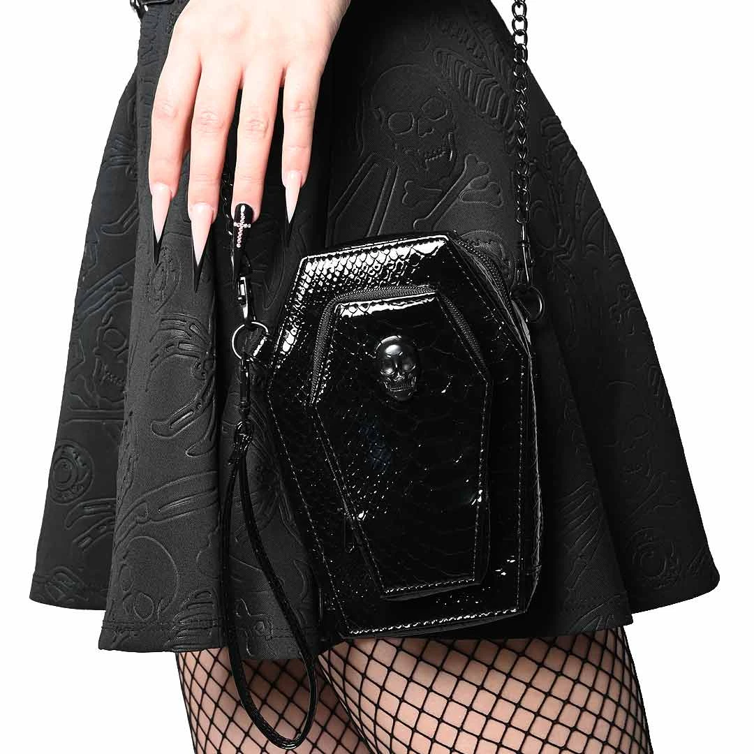 Coffin Mini Crossbody Skull Purse 7 Coffin Mini Crossbody Skull Purse - Image 5