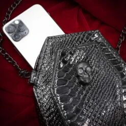 Coffin Mini Crossbody Skull Purse 15 Coffin Mini Crossbody Skull Purse -Kreepsville Clothing Store BCBCSK 7