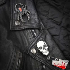 Cleaver Blood Splatter Enamel Pin -Kreepsville Clothing Store BEASG 5 1