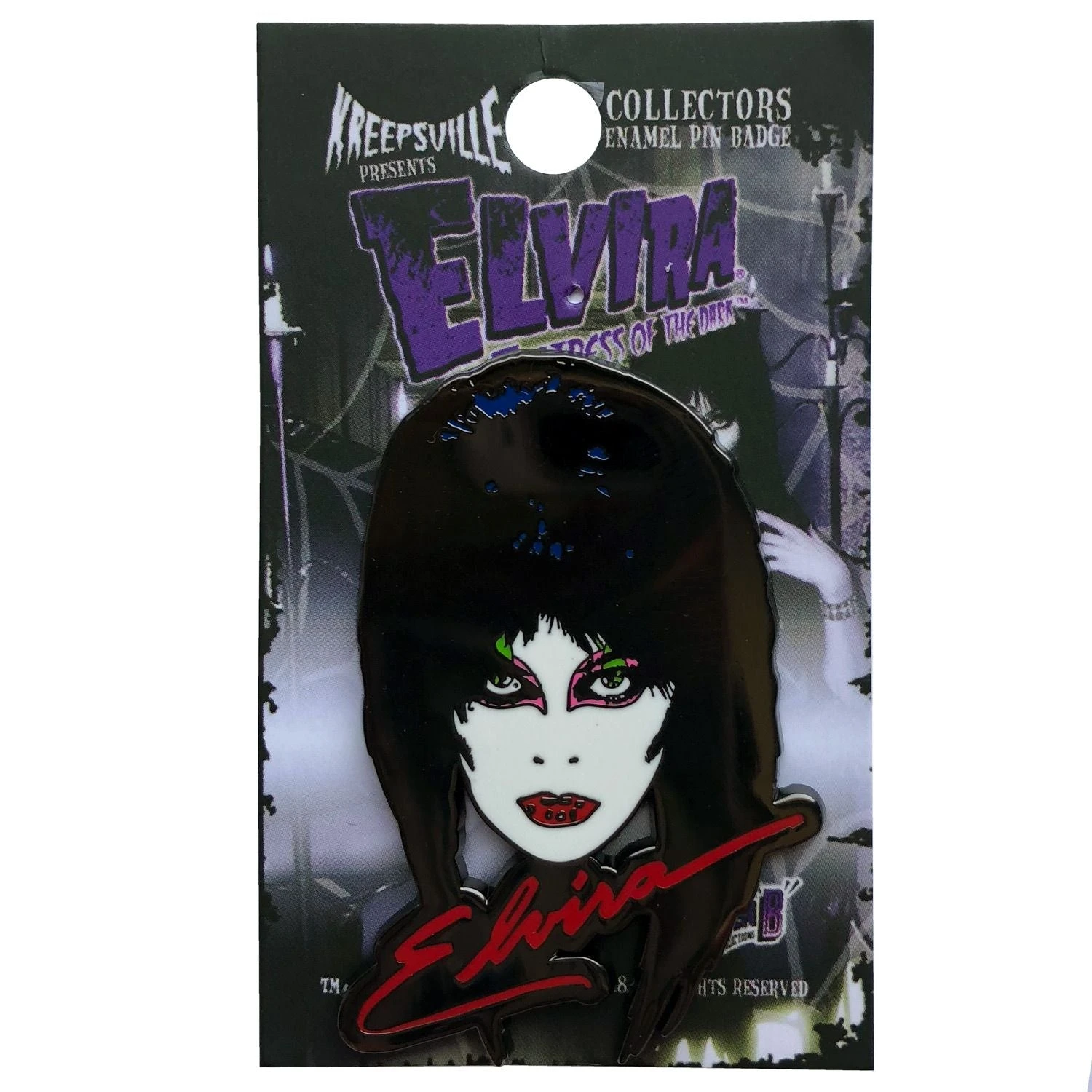 Elvira 80's Enamel Pin 4 Elvira 80's Enamel Pin - Image 2