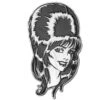 Elvira Mega Head Enamel Pin 1 Elvira Mega Head Enamel Pin -Kreepsville Clothing Store BEEMH