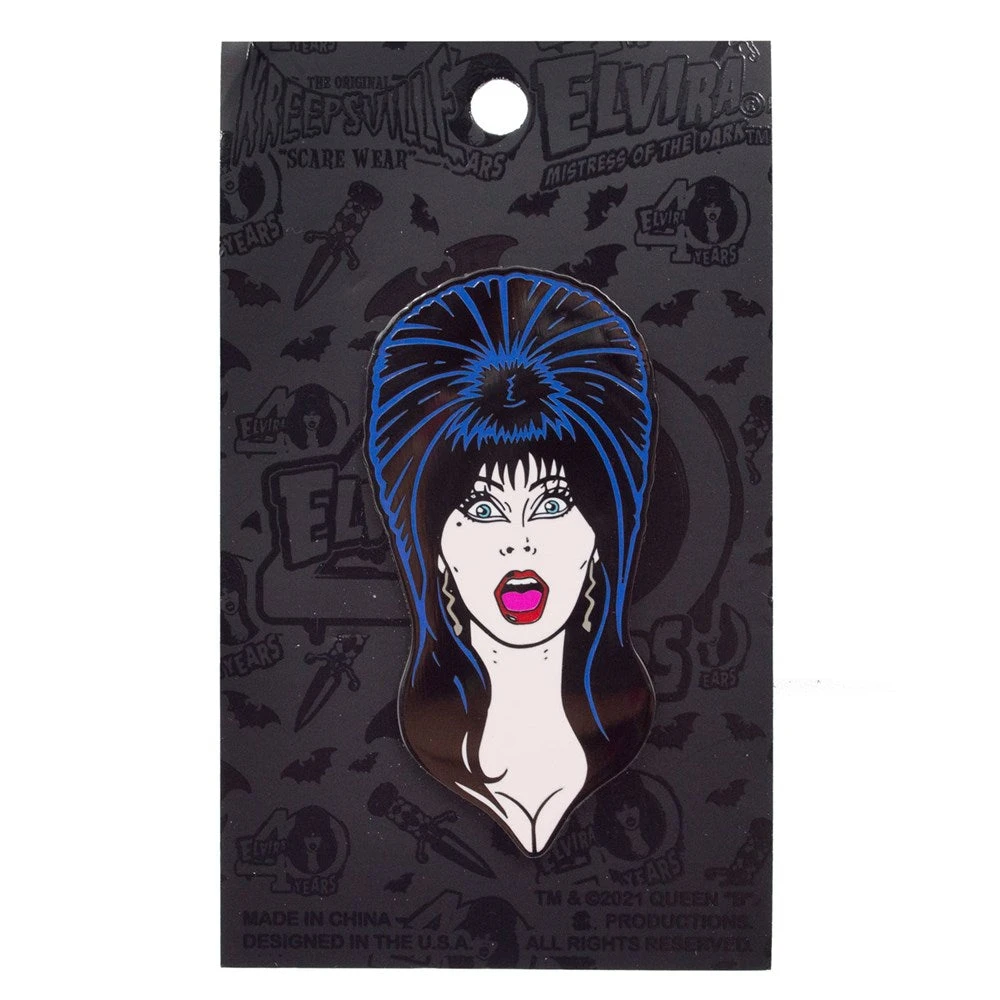 Elvira Pop Icon Enamel Pin 4 Elvira Pop Icon Enamel Pin - Image 2