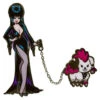 Elvira Walking Gonk Enamel Pin Set -Kreepsville Clothing Store BEEWGS