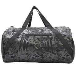 Skull Black Barrel Bag 10 Skull Black Barrel Bag -Kreepsville Clothing Store BGBSB 3