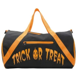 Pumpkin Trick Or Treat Barrel Bag 10 Pumpkin Trick Or Treat Barrel Bag -Kreepsville Clothing Store BGBTT 3