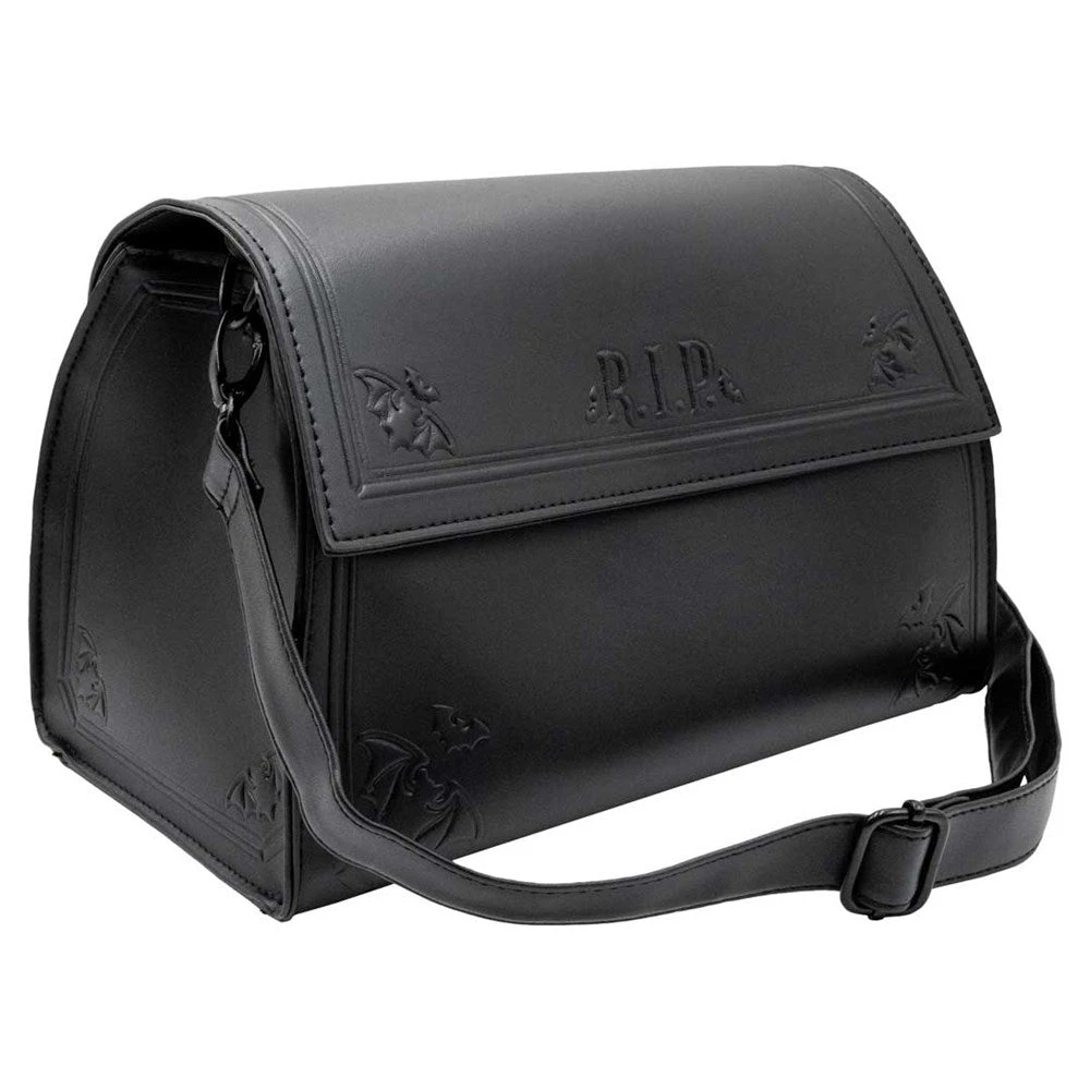 RIP Embossed Bat Doctor's Bag 4 RIP Embossed Bat Doctor's Bag - Image 3