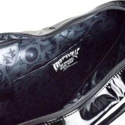 Pumpkin Glitter Heart Bag -Kreepsville Clothing Store BGHPG 4