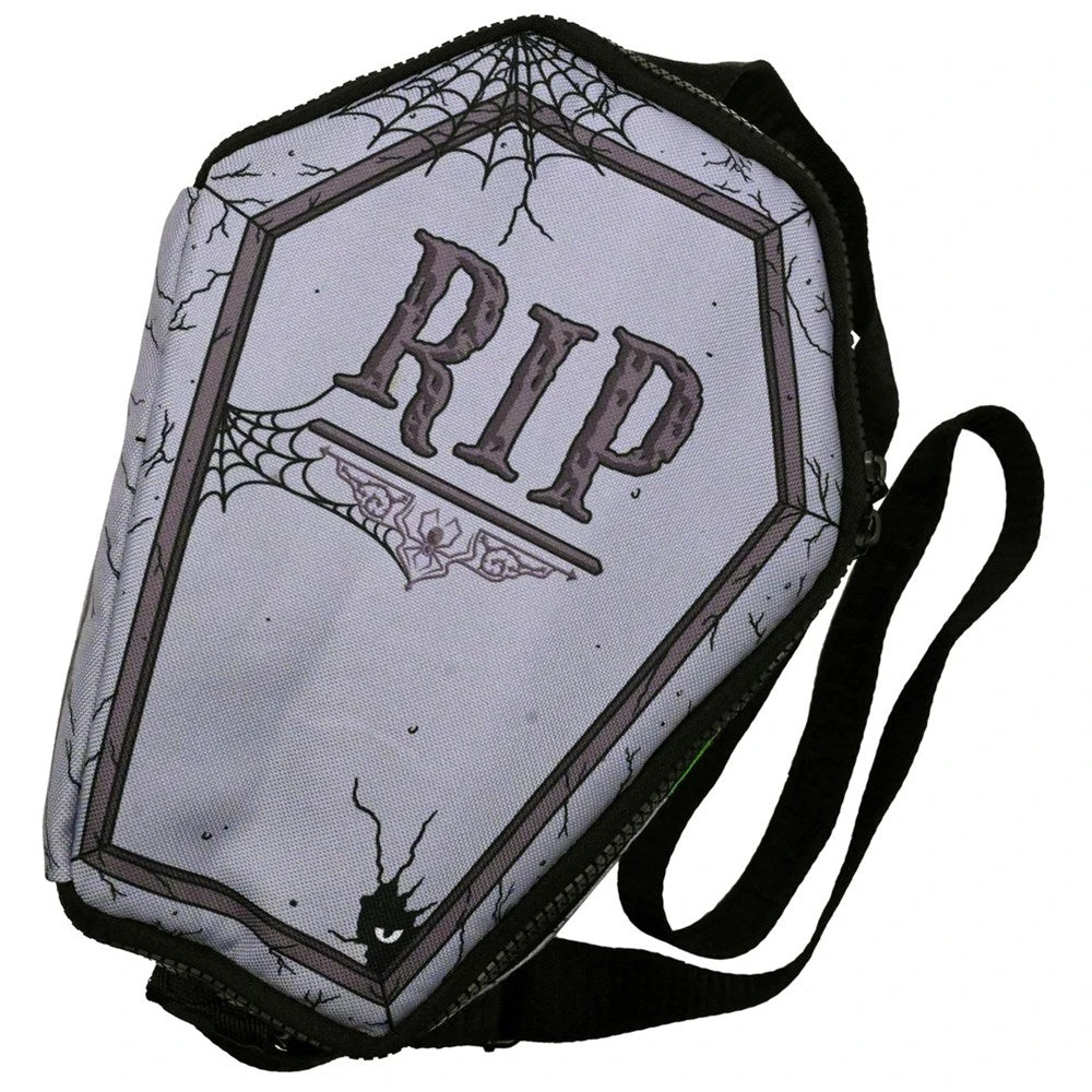 Spooky Rip Coffin Insulated Lunch Bag 3 Spooky Rip Coffin Insulated Lunch Bag