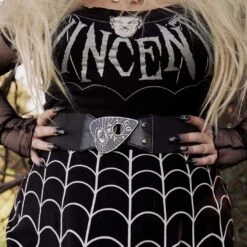 Elastic Waist Belt Go Away Planchette 11 Elastic Waist Belt Go Away Planchette -Kreepsville Clothing Store BTWBGA 5 3e1fe1db e6f1 415c acff b70167b02a05