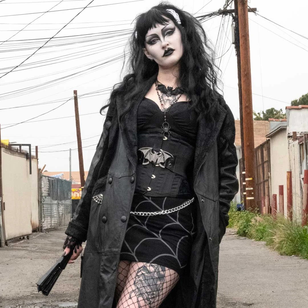 Elastic Waist Belt Bat Black 7 Elastic Waist Belt Bat Black - Image 5