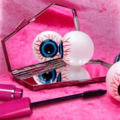 Elvira Portrait Blue Coffin Compact 9 Elvira Portrait Blue Coffin Compact -Kreepsville Clothing Store CCENW 5 2