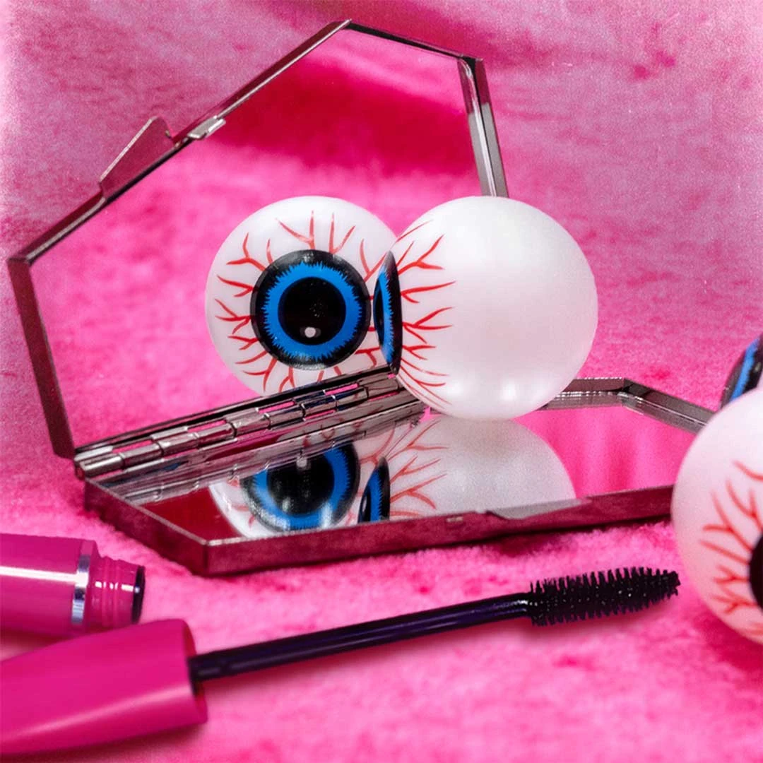 Elvira Spider Red Glitter Coffin Compact 7 Elvira Spider Red Glitter Coffin Compact - Image 5