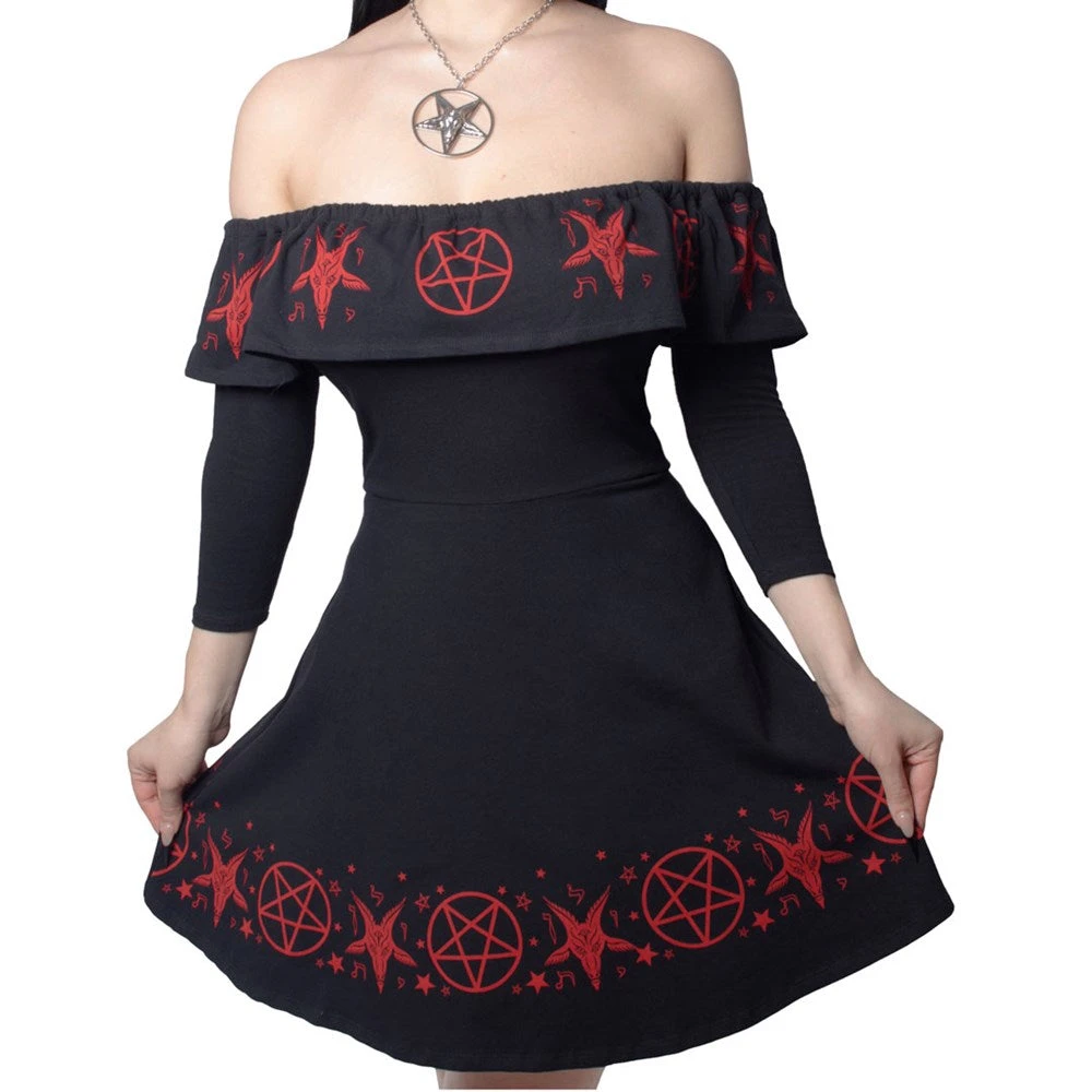 Ruffle Dress Satanic Circle 3 Ruffle Dress Satanic Circle