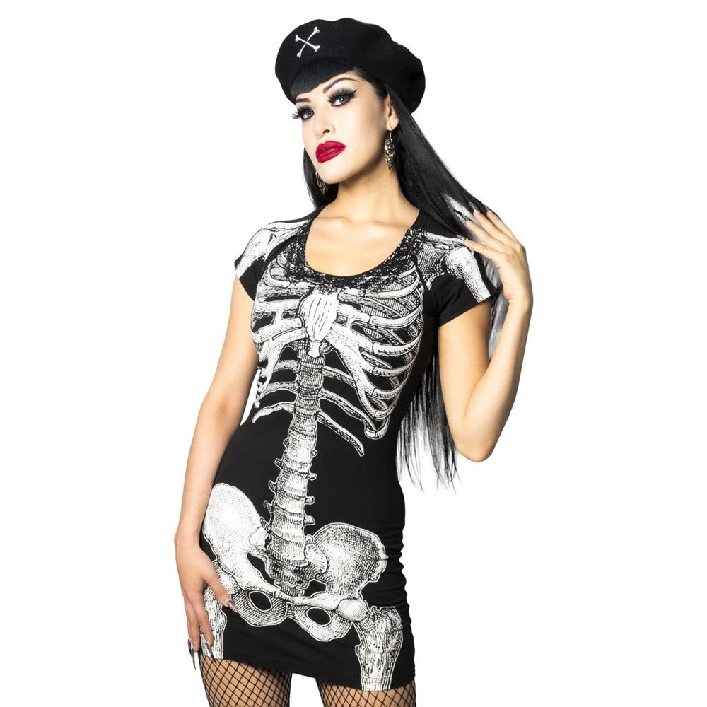 White Skeleton Tunic Dress 3 White Skeleton Tunic Dress