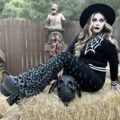 Spiderweb White Cardigan -Kreepsville Clothing Store GCSWW 5