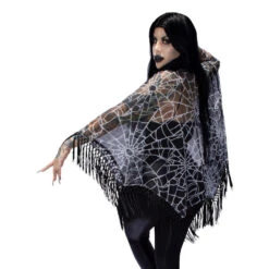 Spiderweb Mesh Cape 10 Spiderweb Mesh Cape -Kreepsville Clothing Store GPCSWW 3
