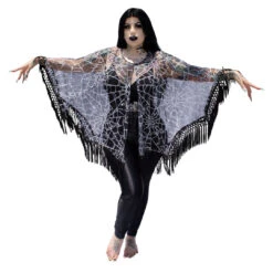 Spiderweb Mesh Cape 11 Spiderweb Mesh Cape -Kreepsville Clothing Store GPCSWW 4