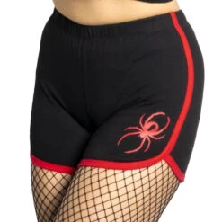 Black Widow Poison Womens Booty Shorts -Kreepsville Clothing Store GRSBWP 2