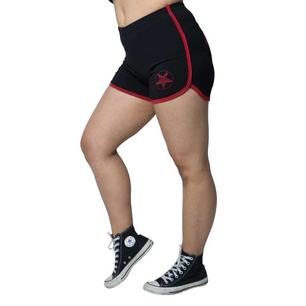 Satanic Goat Womens Booty Shorts 4 Satanic Goat Womens Booty Shorts - Image 2