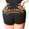 Trick Or Treat Spirit Board Womens Booty Shorts 2 Trick Or Treat Spirit Board Womens Booty Shorts -Kreepsville Clothing Store GRSTTB
