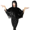 Bat Wing Velvet Grey Short Cape 2 Bat Wing Velvet Grey Short Cape -Kreepsville Clothing Store GSCBWVG