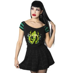 She Creature Glitter Shoulder Top 9 She Creature Glitter Shoulder Top -Kreepsville Clothing Store GSTSCG 3 a6736230 ba46 4f72 973c ae2d689186b8