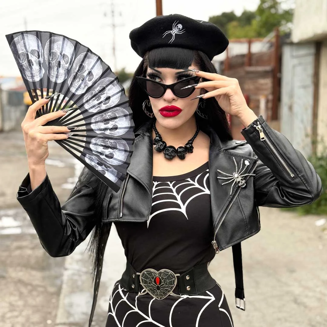 Spiderweb White Shoulder Top 8 Spiderweb White Shoulder Top - Image 6