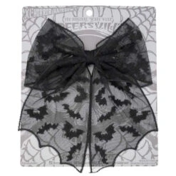 Bat Lace Hair Bow 10 Bat Lace Hair Bow -Kreepsville Clothing Store HBBLB 3