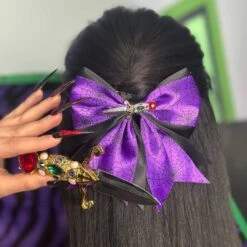 Elvira Dagger Hair Bow -Kreepsville Clothing Store HBSED 5