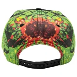 Zombie Bite Sublimation Baseball Hat -Kreepsville Clothing Store HBZBS 4
