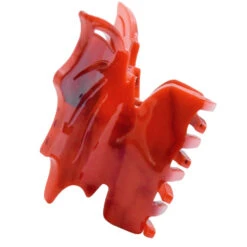 Bat Hair Claw Clip Red 10 Bat Hair Claw Clip Red -Kreepsville Clothing Store HCCBR 3