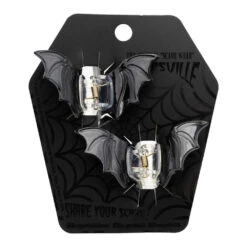 Bat Med Claw Clip Set Black 8 Bat Med Claw Clip Set Black -Kreepsville Clothing Store HCCSMBB 3