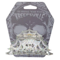Spiderweb Hair Claw Clip Silver -Kreepsville Clothing Store HCCSWS 3 675235ad e8e0 45df a97d 7aa96af4cb7f