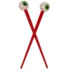 Eyeball Green Hair Sticks 1 Eyeball Green Hair Sticks -Kreepsville Clothing Store HCSEBG