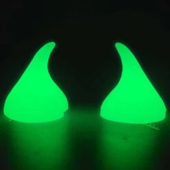 Horror Hair Horns - Glow In Dark -Kreepsville Clothing Store HHGL 6