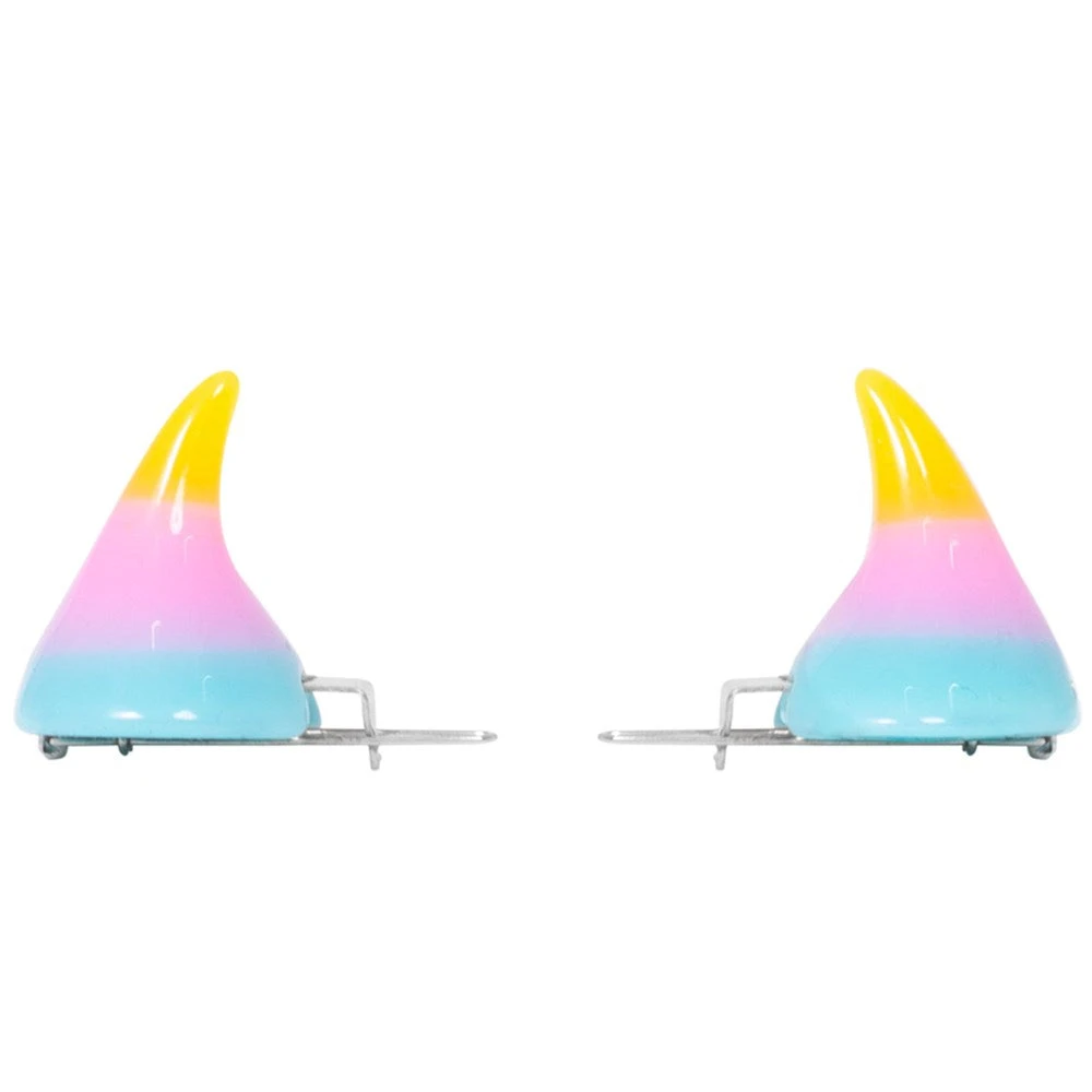 Horror Hair Horns - Rainbow 3 Horror Hair Horns - Rainbow
