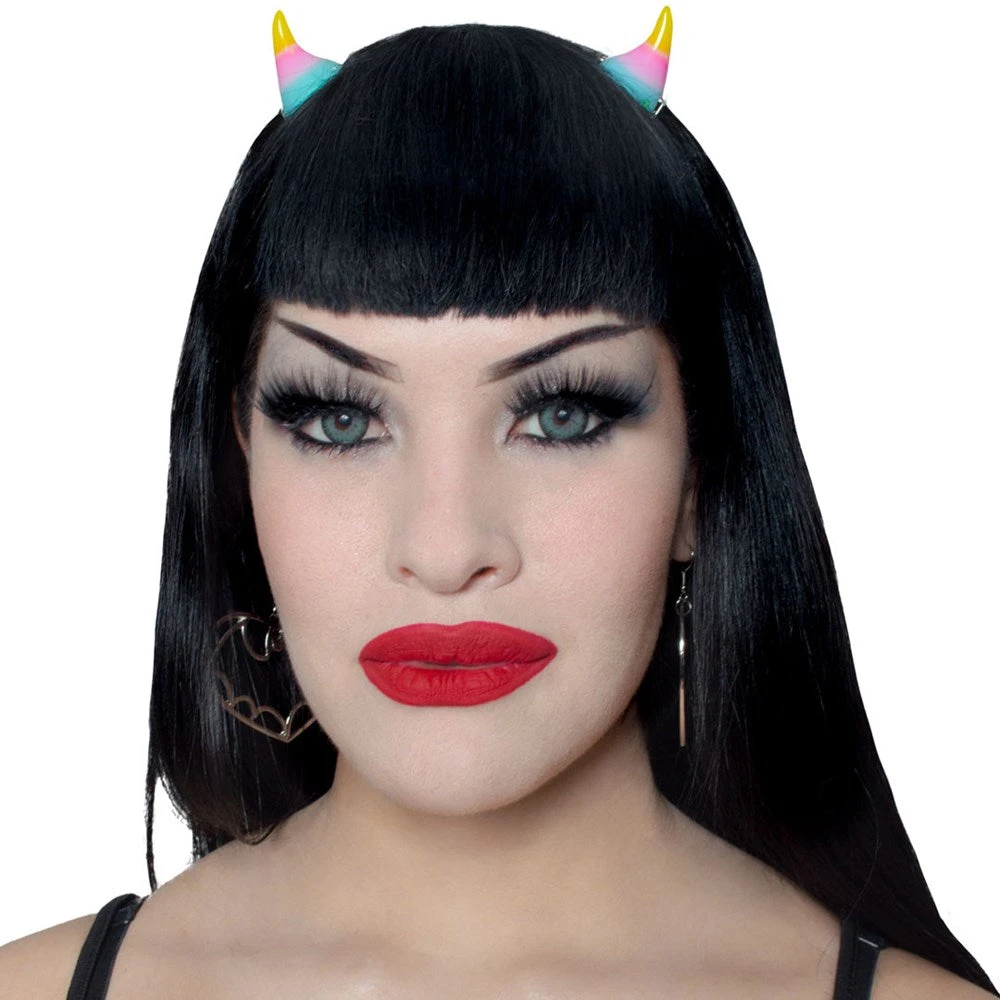 Horror Hair Horns - Rainbow 4 Horror Hair Horns - Rainbow - Image 2