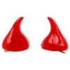 Horror Hair Horns - Red -Kreepsville Clothing Store HHR 1
