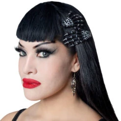 Kreepsville 666 Skeleton Bone Hand Hairslides Black 7 Kreepsville 666 Skeleton Bone Hand Hairslides Black -Kreepsville Clothing Store HSBHBL 3