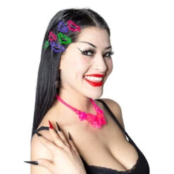 Bat Snap Hair Clips Multi Color -Kreepsville Clothing Store HSCBMC 3