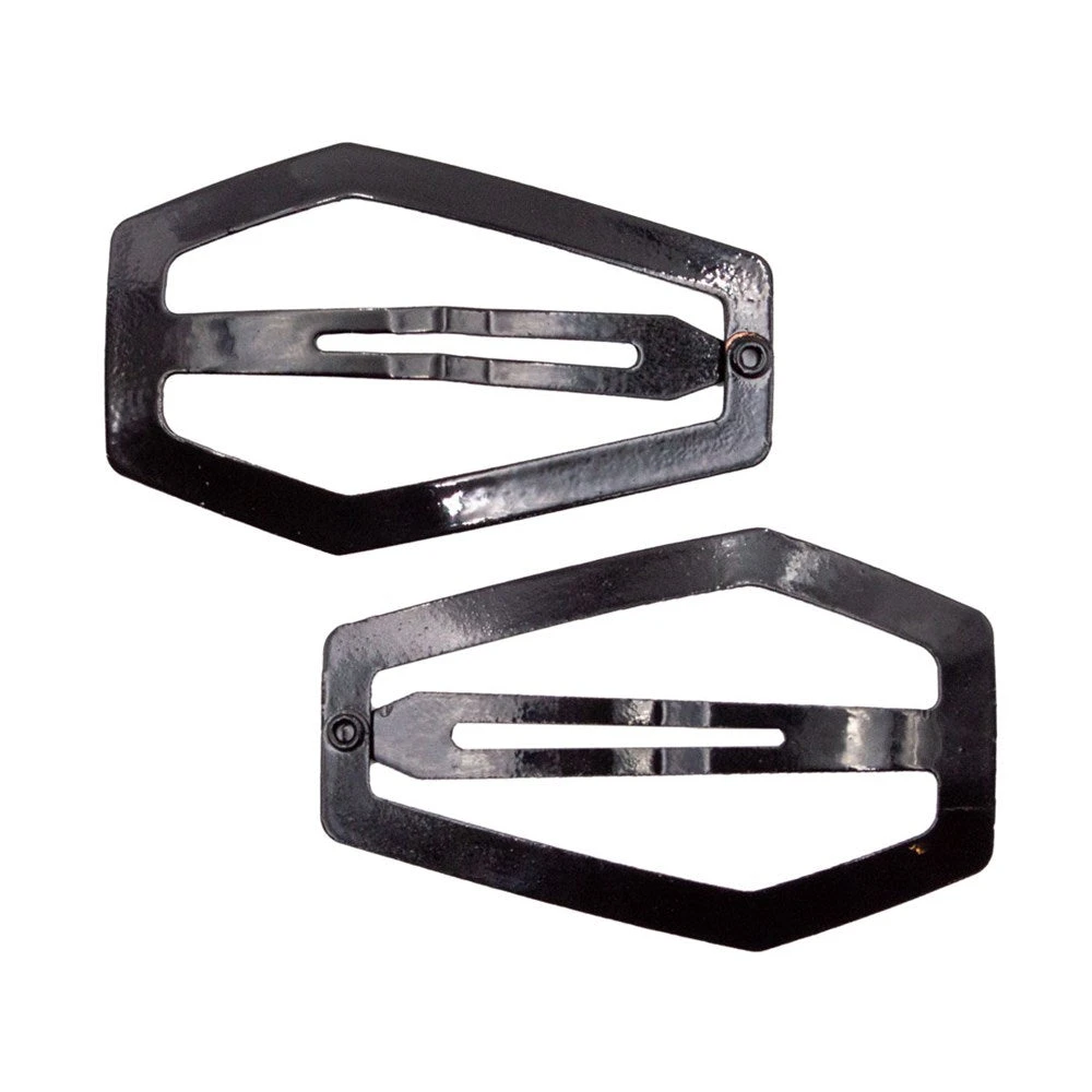 Coffin Snap Hair Clip Black 3 Coffin Snap Hair Clip Black